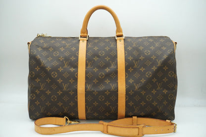 LOUIS VUITTON Monogram Keepall Bandouliere 50 M41416 Shoulder Strap Boston Bag