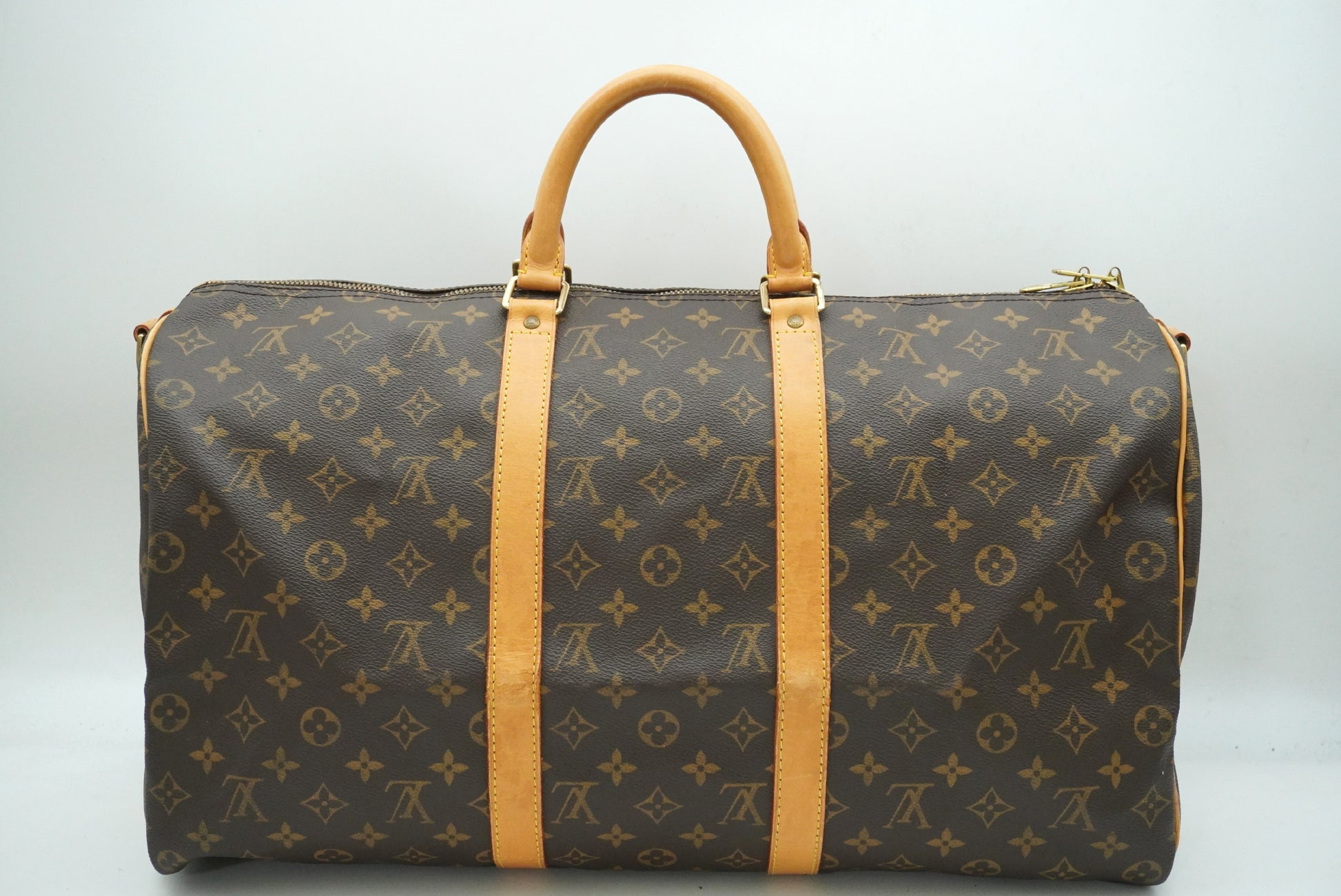 LOUIS VUITTON Monogram Keepall Bandouliere 50 M41416 Shoulder Strap Boston Bag