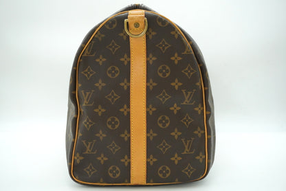 LOUIS VUITTON Monogram Keepall Bandouliere 50 M41416 Shoulder Strap Boston Bag