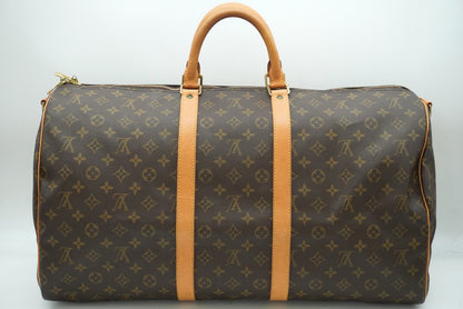 LOUIS VUITTON Monogram Keepall Bandouliere 55 M41414 Shoulder Strap Boston Bag