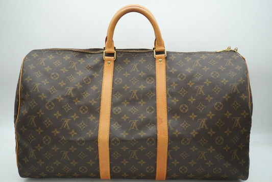 LOUIS VUITTON Monogram Keepall 55 M41424 Boston Bag