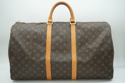 LOUIS VUITTON Monogram Keepall 55 M41424 Boston Bag