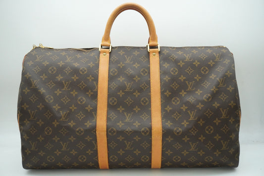 LOUIS VUITTON Monogram Keepall 55 M41424 Boston Bag