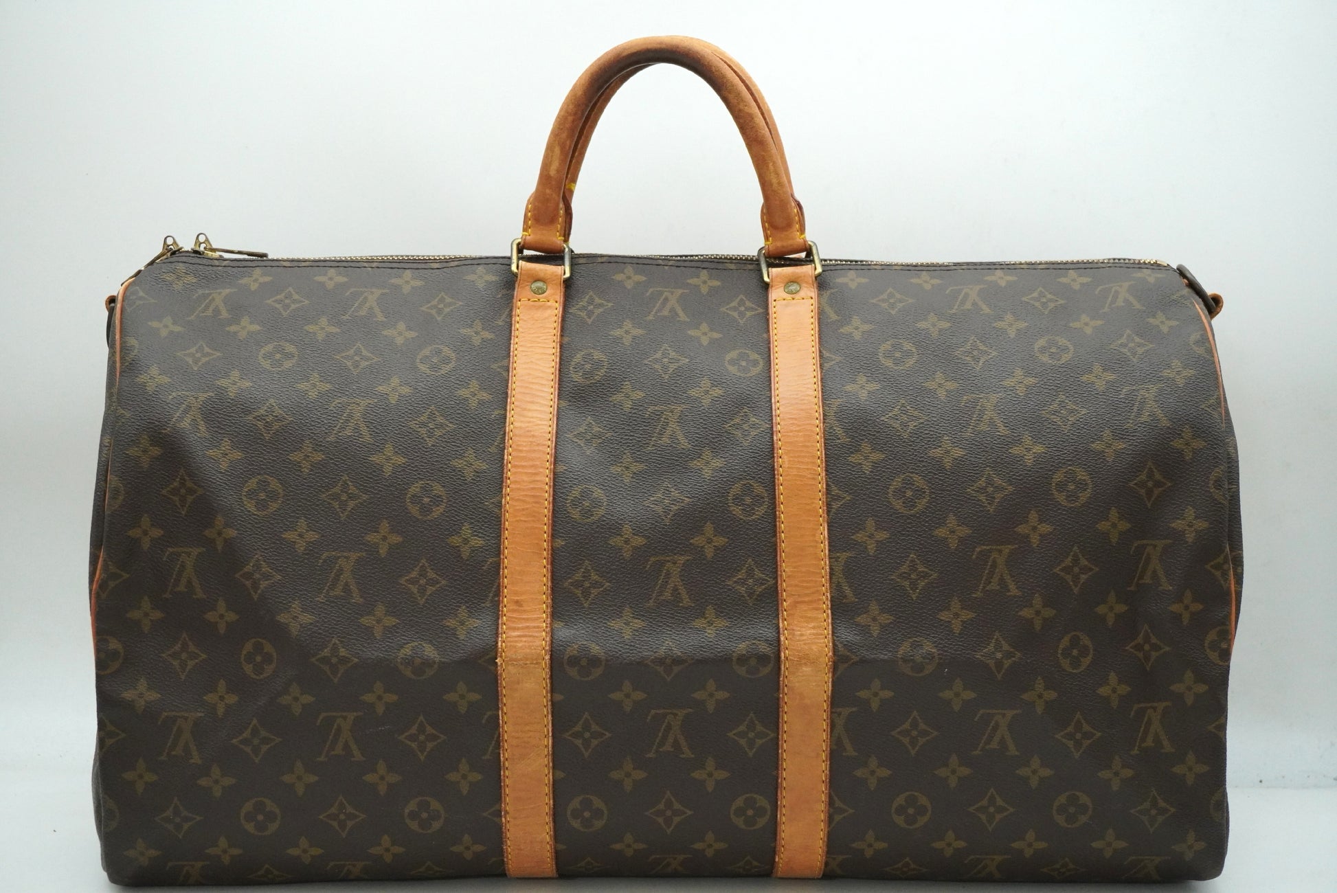 LOUIS VUITTON Monogram Keepall Bandouliere 55 M41414 Shoulder Strap Boston Bag