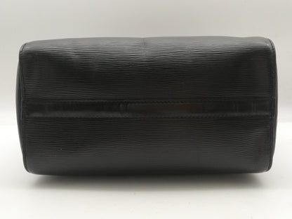 LOUIS VUITTON Epi Speedy 30 M59022 Noir Handbag