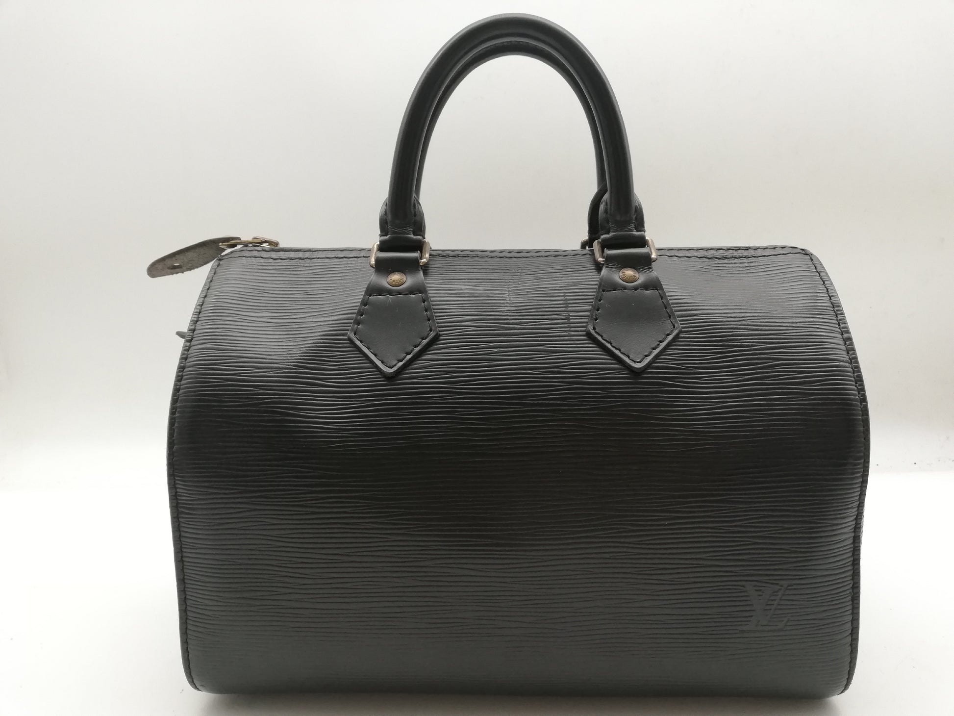 LOUIS VUITTON Epi Speedy 30 M59022 Noir Handbag