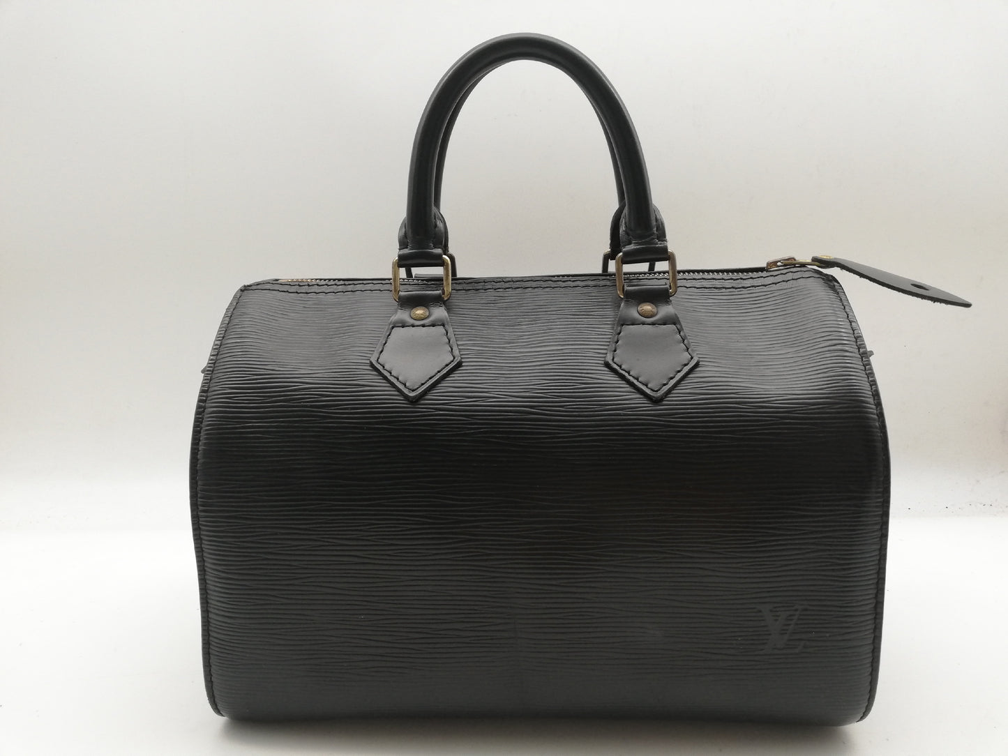 LOUIS VUITTON Epi Speedy 30 M59022 Noir Handbag