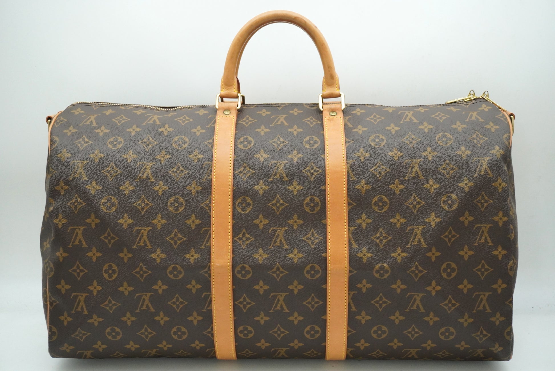 LOUIS VUITTON Monogram Keepall Bandouliere 55 M41414 Shoulder Strap Boston Bag