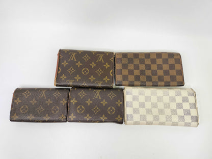 LOUIS VUITTON Monogram Louis Vuitton 5-Piece Wallet Set