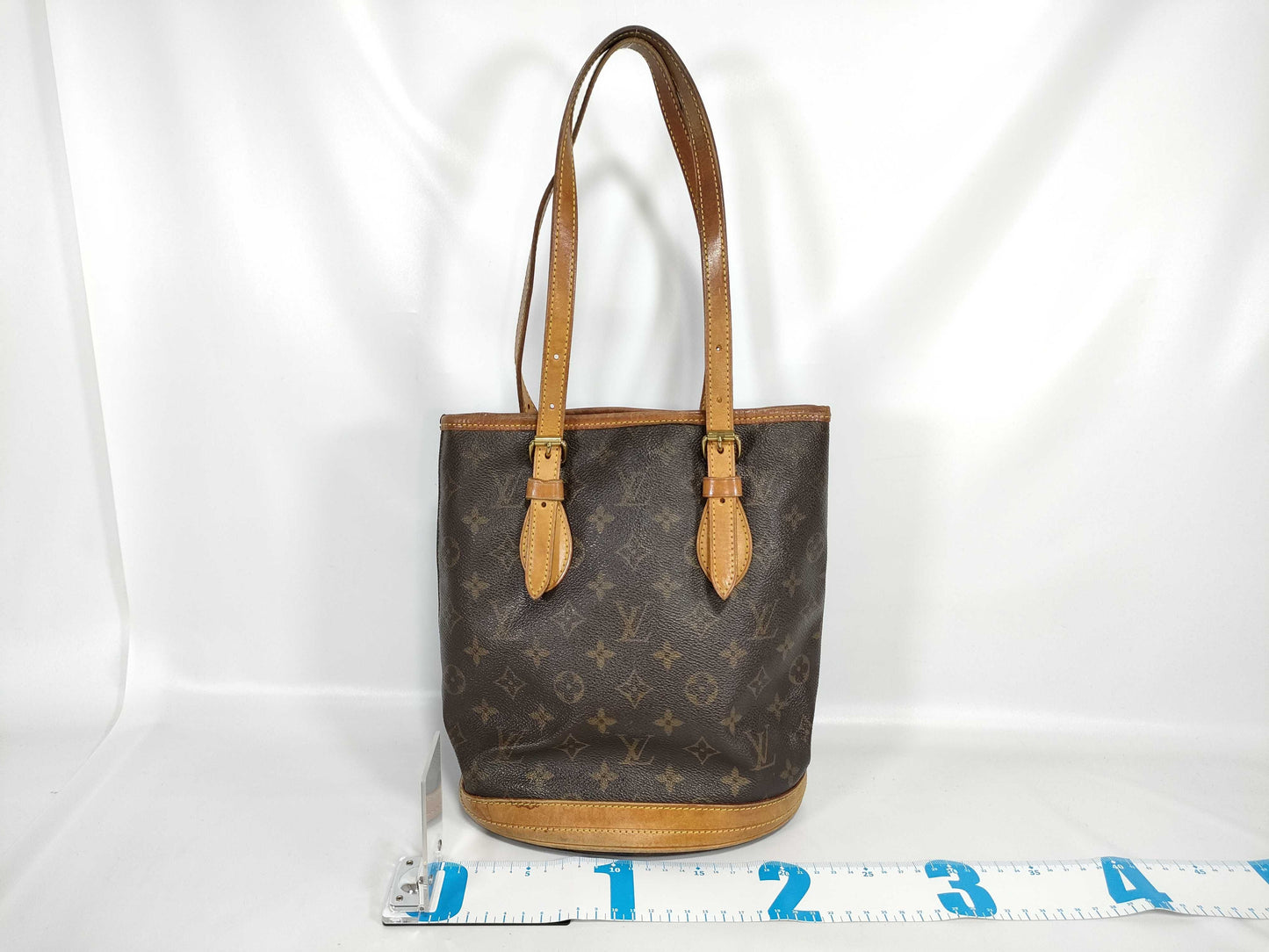 LOUIS VUITTON Monogram Louis Vuitton Bucket PM Monogram M42238 Handbag