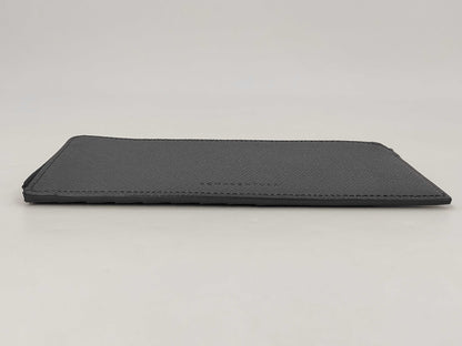 Bonaventura Leather Zip Card Case with Box and Certificate of Authenticity.