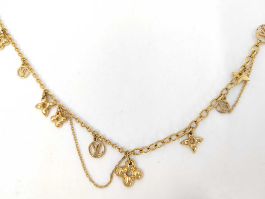 LOUIS VUITTON Collier Blooming Necklace M64855 OB0197 Box Necklace