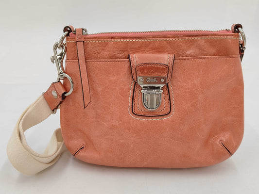 COACH leather shoulder bag