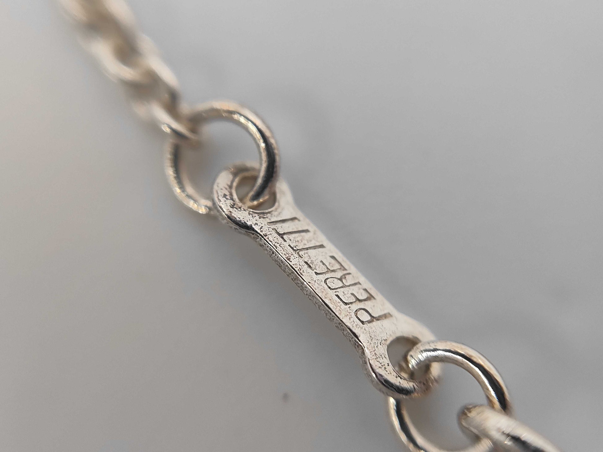 Tiffany & Co. SV925 Open Heart Necklace 7.02g Necklace