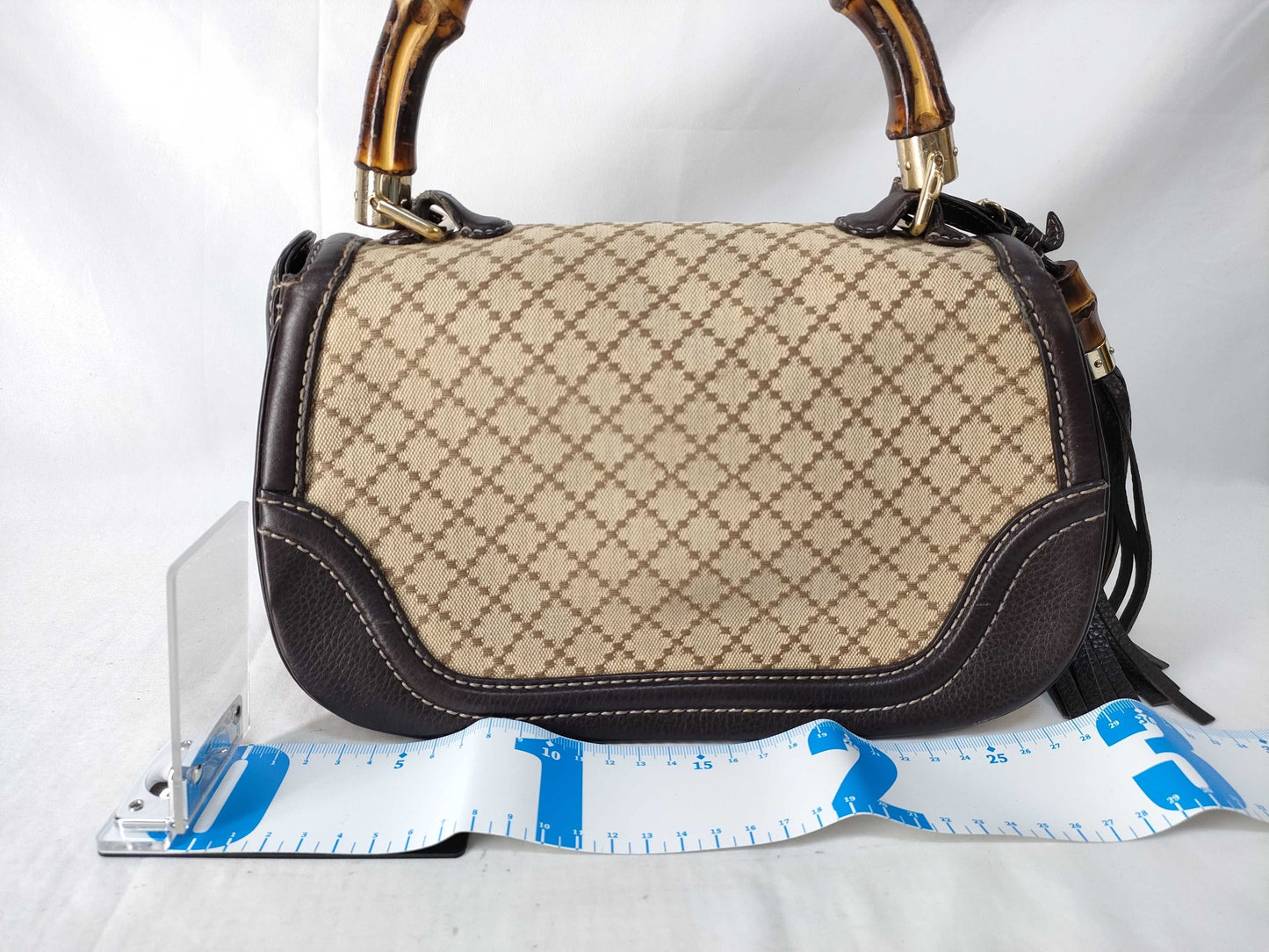 GUCCI Bamboo Diamante Turnlock Hand Shoulder Bag 254884 Shoulder Bag