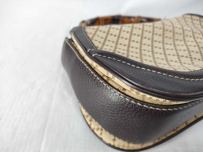 GUCCI Bamboo Diamante Turnlock Hand Shoulder Bag 254884 Shoulder Bag