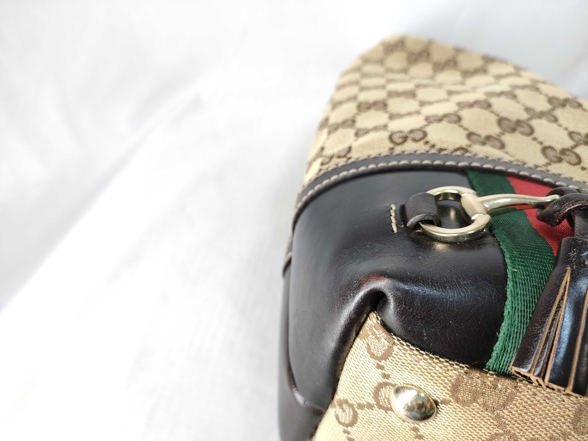 GUCCI GG Canvas One-Shoulder Bag Sherry Line Shoulder Bag