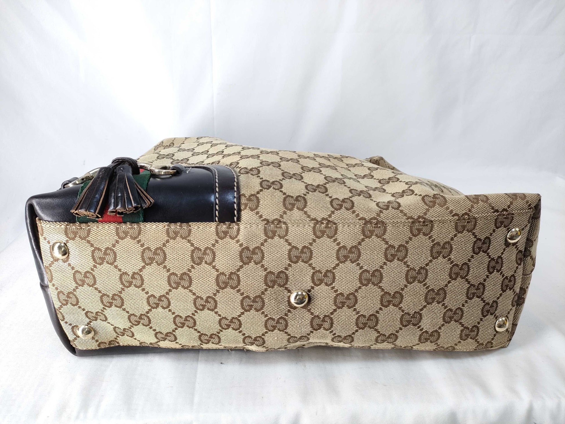 GUCCI GG Canvas One-Shoulder Bag Sherry Line Shoulder Bag