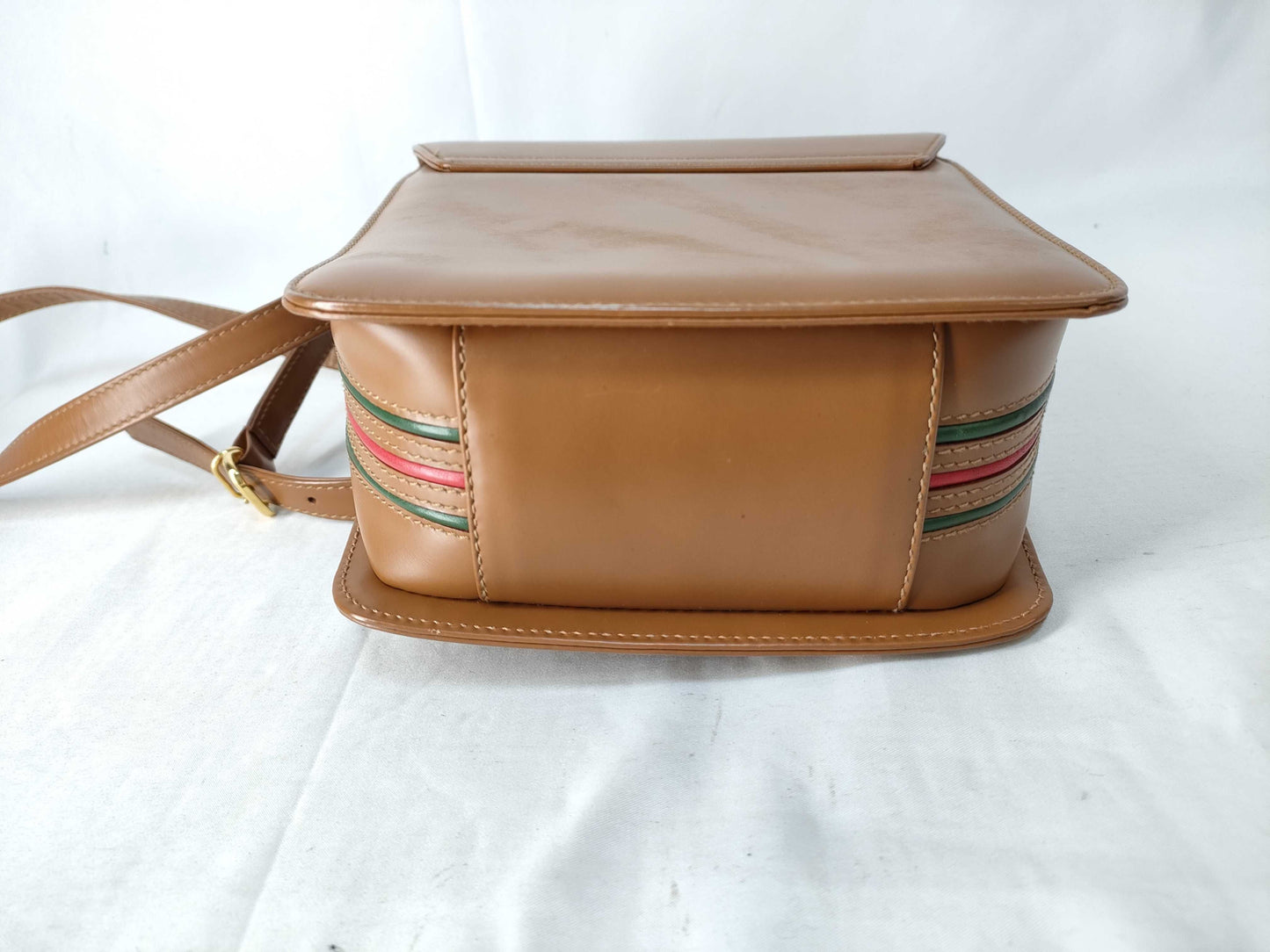 GUCCI Gucci All Leather Sherry Shoulder Bag