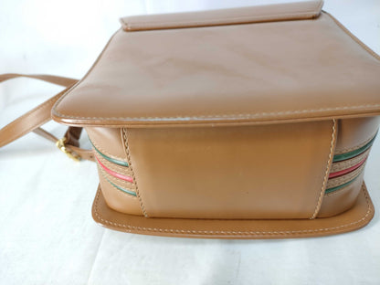 GUCCI Gucci All Leather Sherry Shoulder Bag