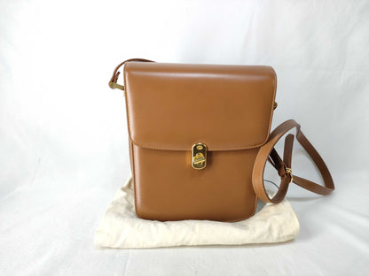 GUCCI Gucci All Leather Sherry Shoulder Bag