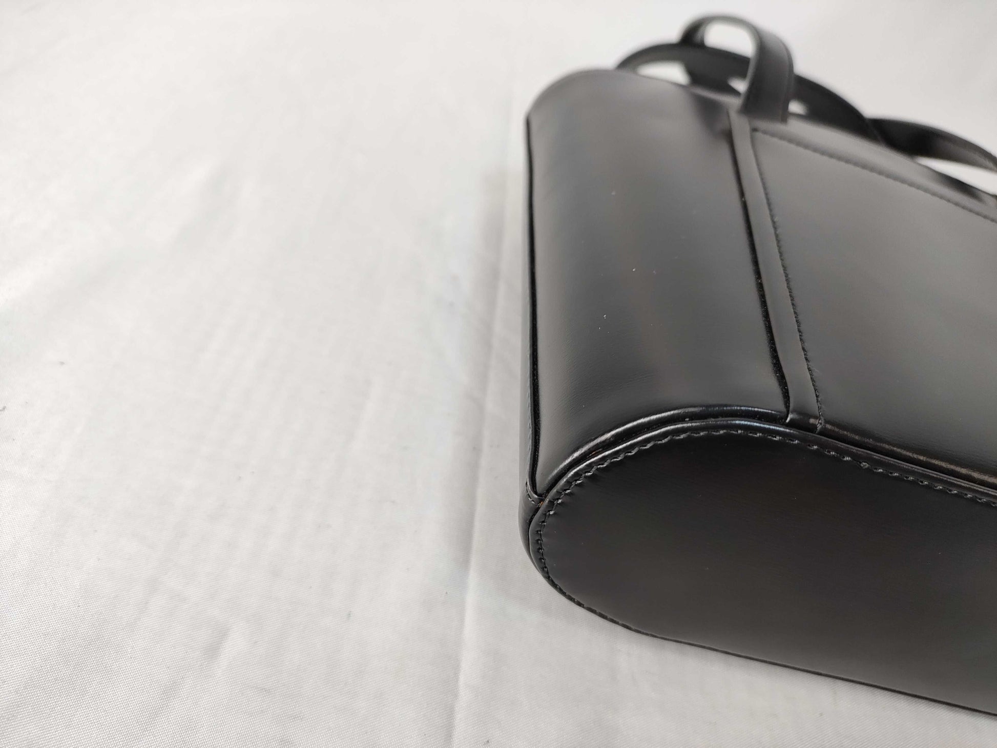 LOEWE Leather/Mini Handbag with LOEWE Logo, Black