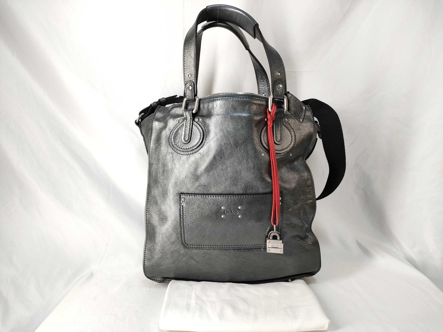 Chloe Tote Bag, 2-Way with Stand, Vertical Type A, Handbag