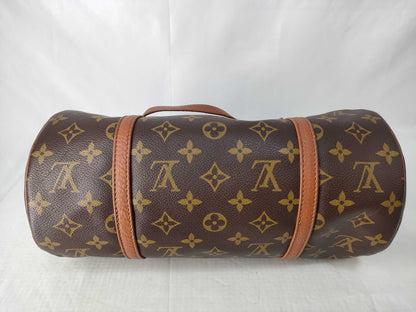 LOUIS VUITTON Monogram Papillon 30 Handbag with Pouch