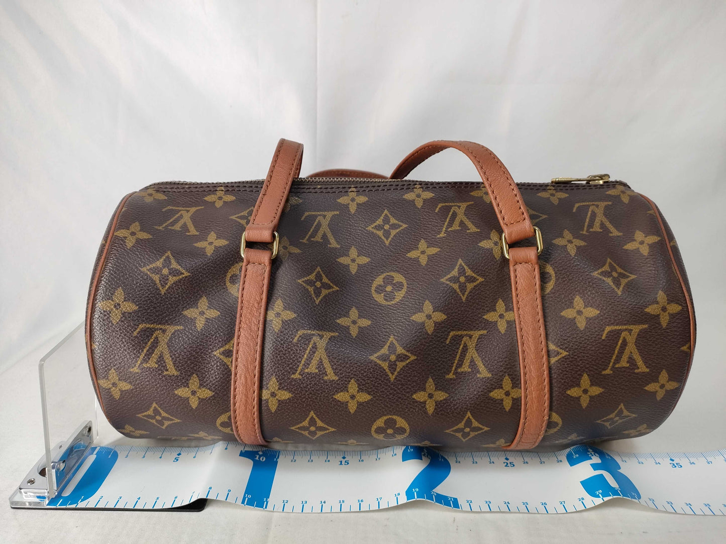 LOUIS VUITTON Monogram Papillon 30 Handbag with Pouch
