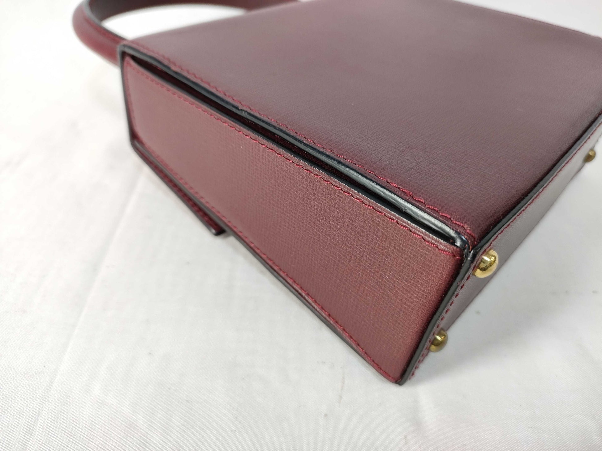 Cartier Bordeaux Turnlock Handbag