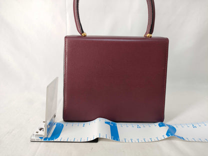 Cartier Bordeaux Turnlock Handbag
