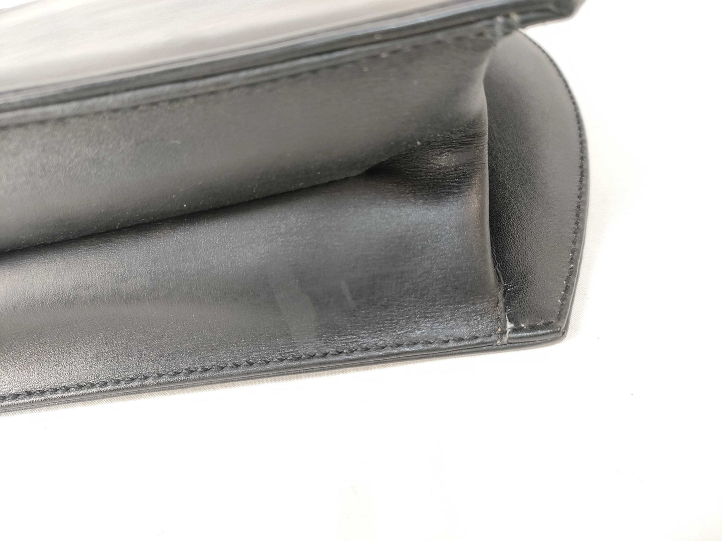 Tiffany & Co. Tiffany Circle Logo 2-Way Chain Shoulder Bag in Black with Box