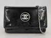 CHANEL Coco Mark Patent Chain Shoulder Bag with Seal