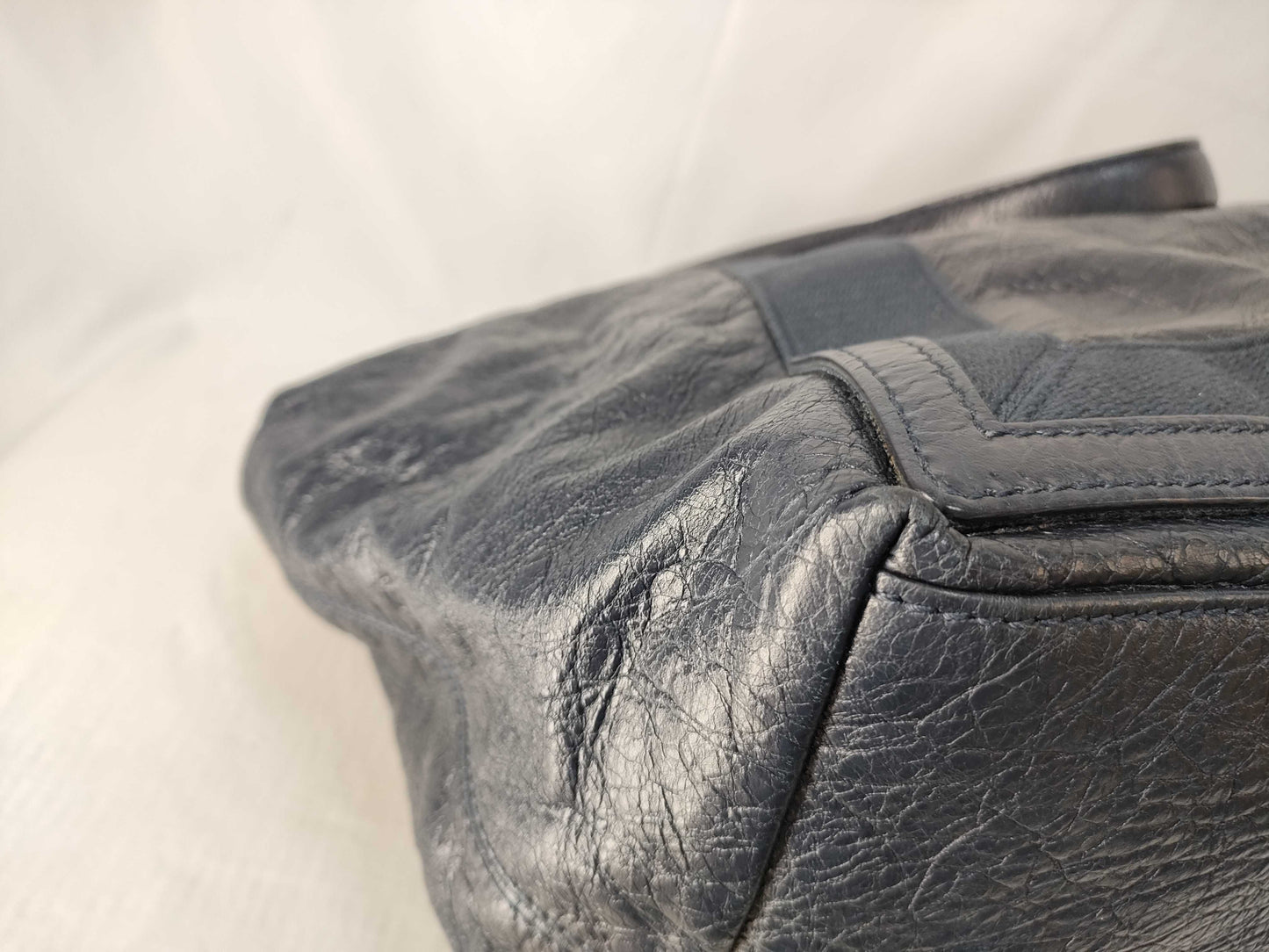 BALENCIAGA Cabas Navy 339936 Tote Bag Handbag