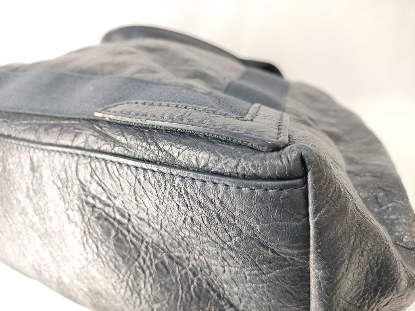 BALENCIAGA Cabas Navy 339936 Tote Bag Handbag