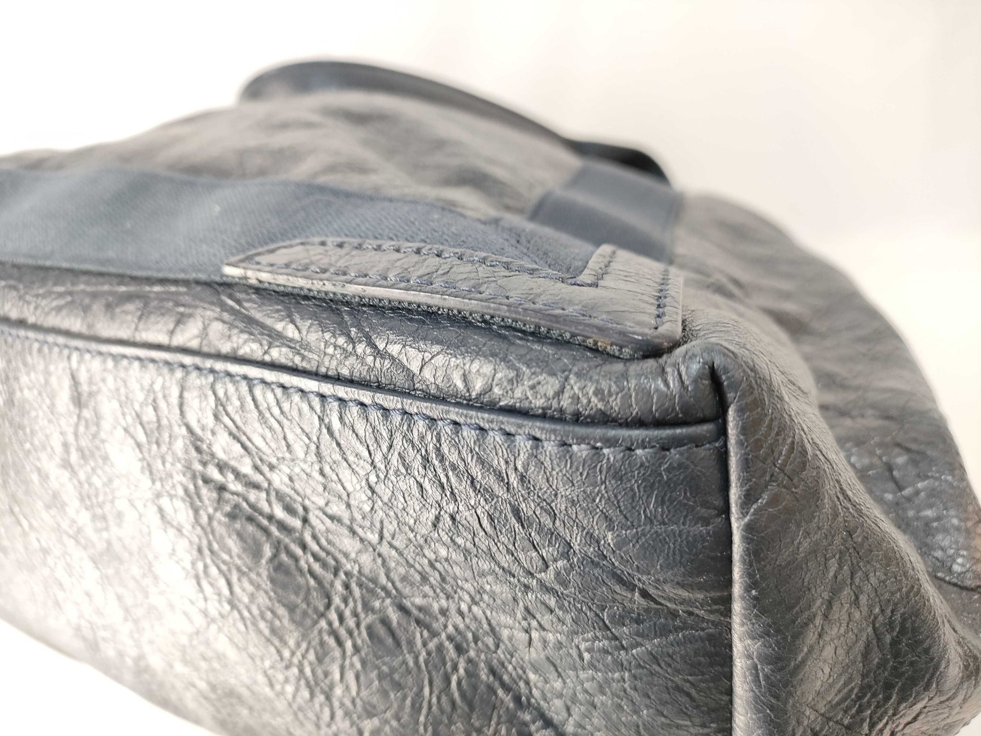 BALENCIAGA Cabas Navy 339936 Tote Bag Handbag