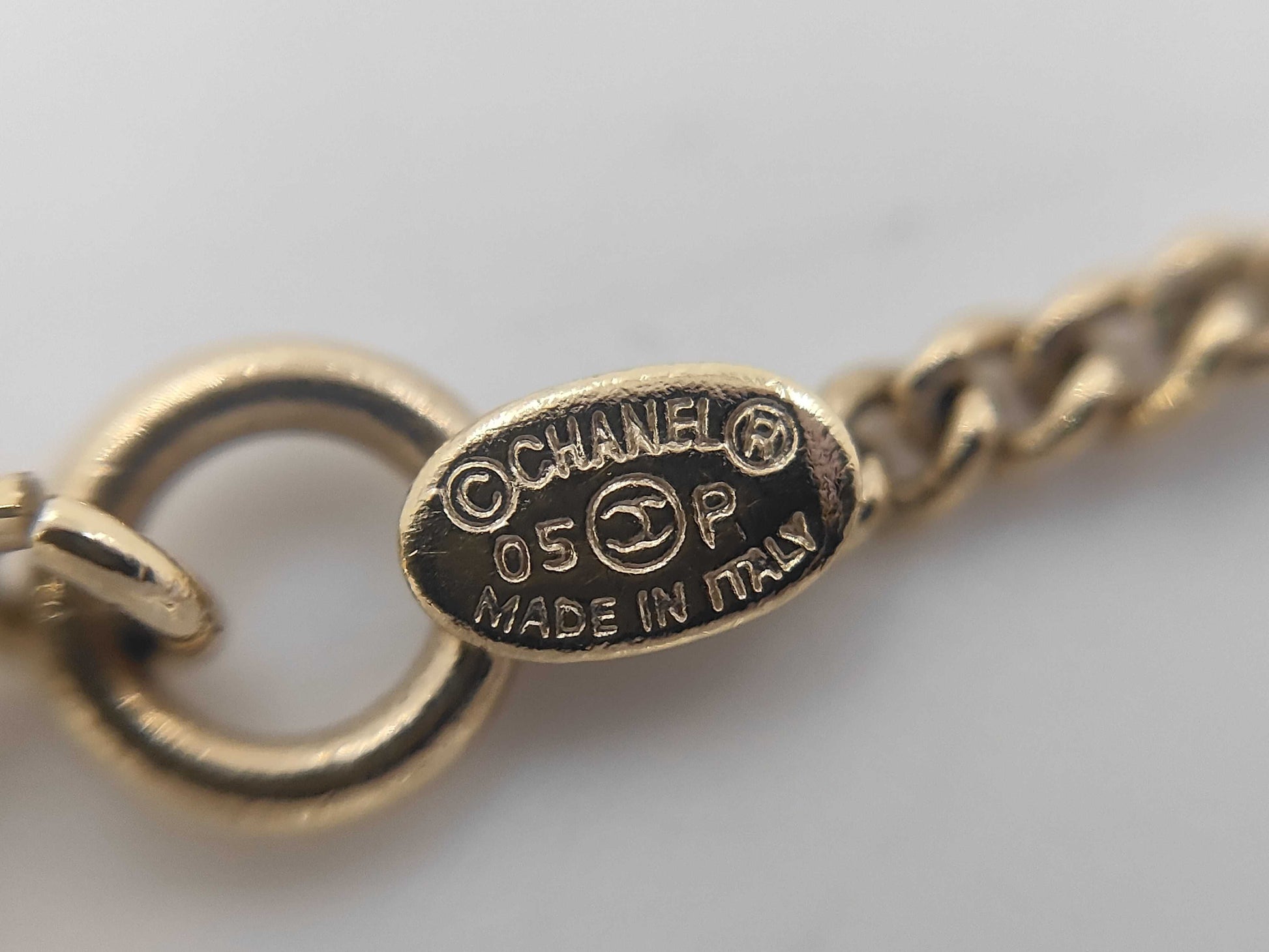 CHANEL Chanel Necklace Coco Mark 05P Perfume Bottle Motif Necklace