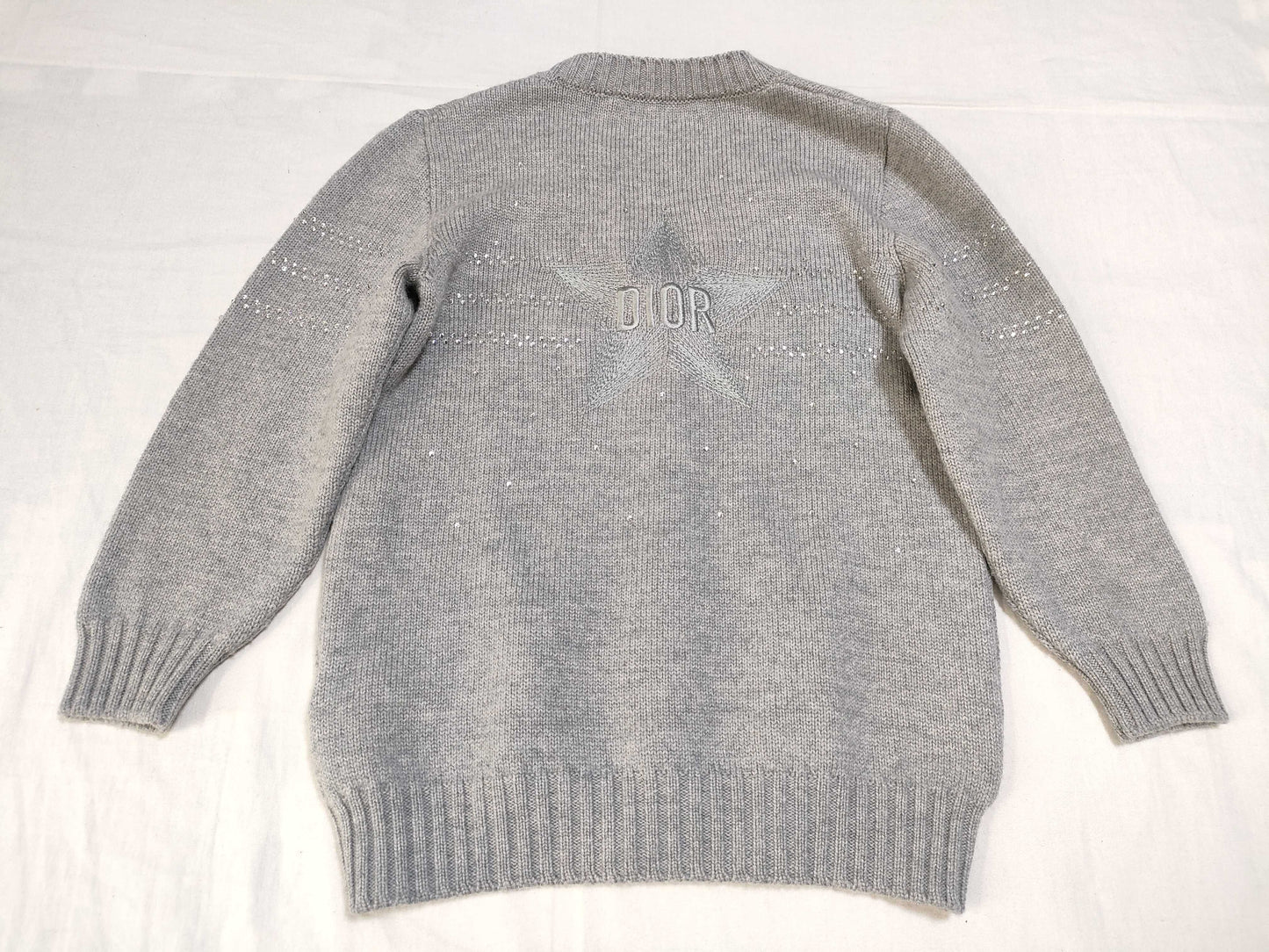 Dior Wool Cardigan Gray