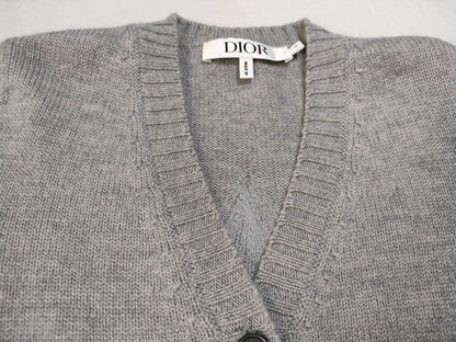 Dior Wool Cardigan Gray