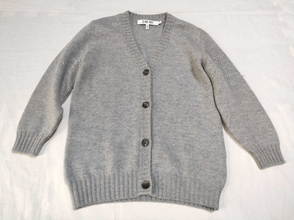 Dior Wool Cardigan Gray