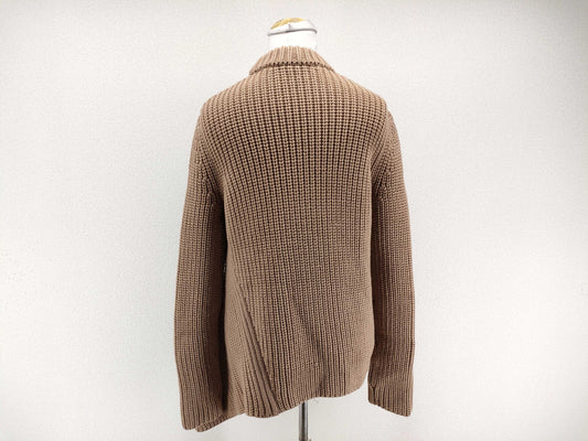 Salvatore Ferragamo knit beige wool top, size M