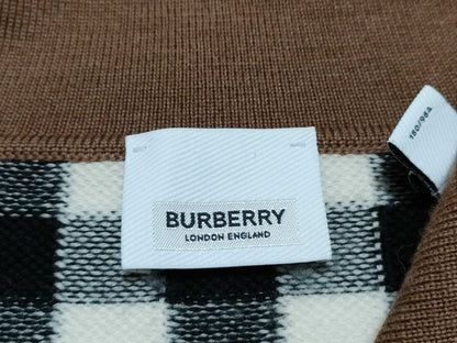 BURBERRY Wool Knit Check M Tops