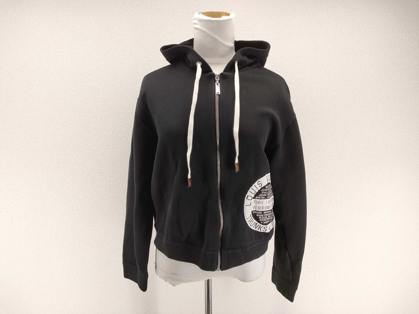 LOUIS VUITTON Hoodie S Black Tops