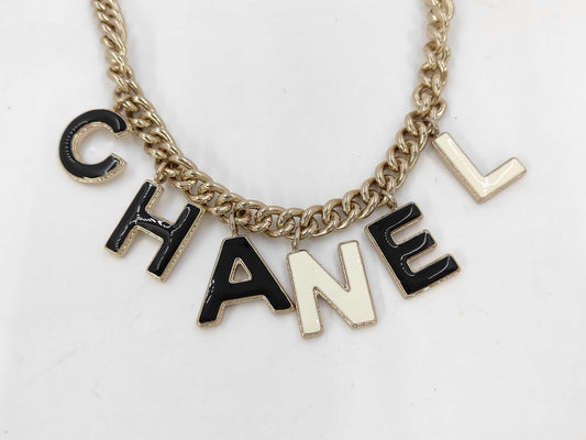 CHANEL Necklace Logo B22A Necklace