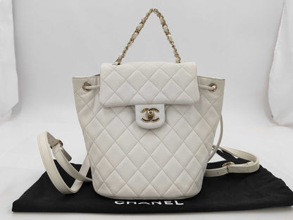 CHANEL Matelasse Caviar Skin Backpack