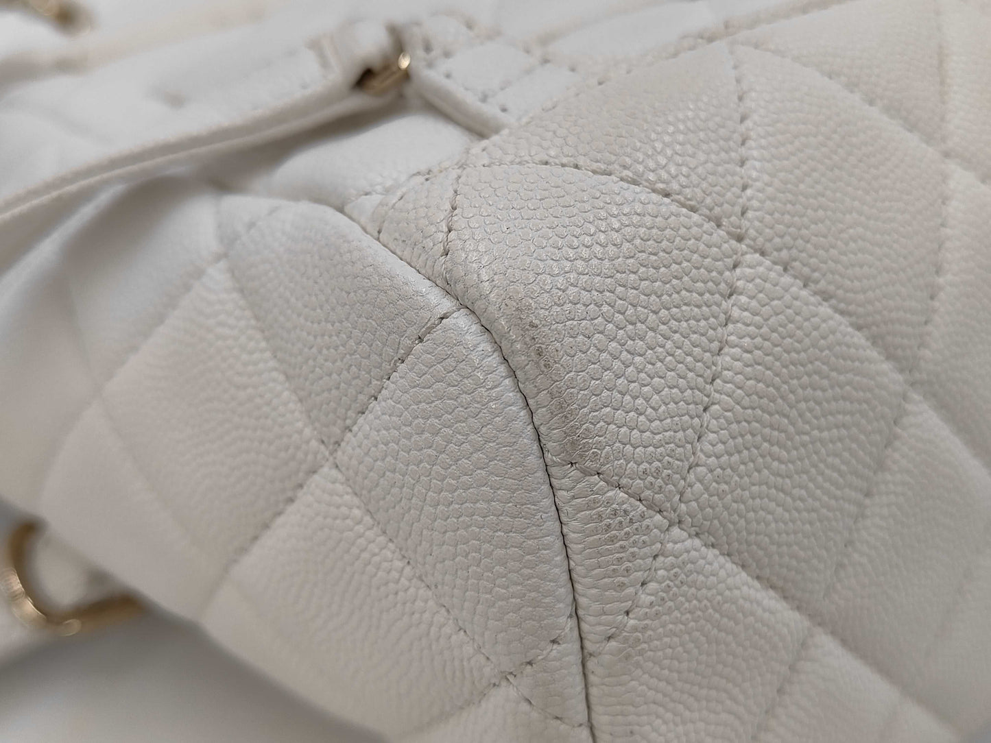 CHANEL Matelasse Caviar Skin Backpack