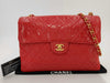CHANEL Matelasse Chain Patent Shoulder Bag