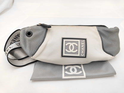 CHANEL Sports Body Bag Nylon Shoulder Bag