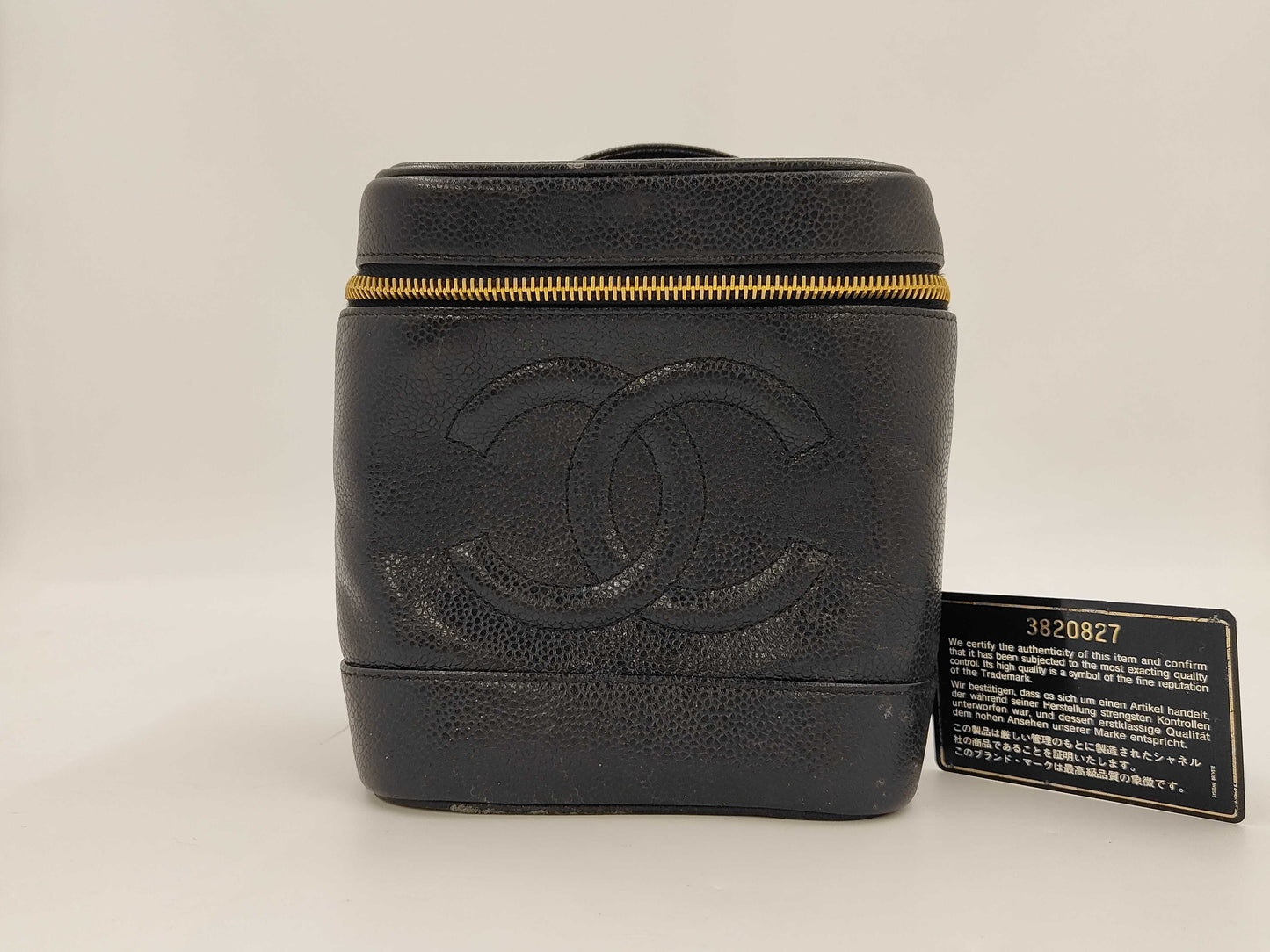 CHANEL Caviar Skin Vanity Bag