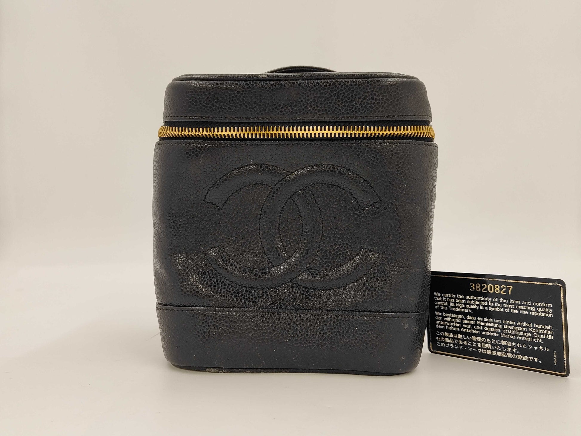 CHANEL Caviar Skin Vanity Bag
